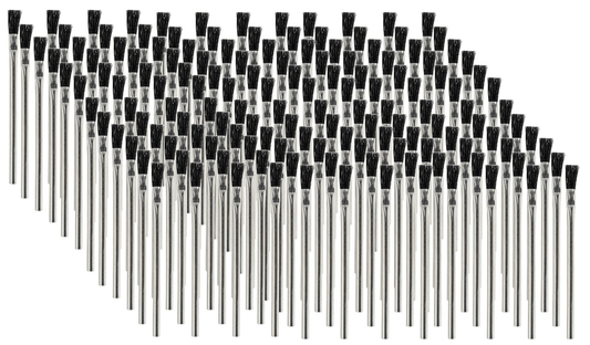 AMAZON Hardware > Painting Supplies > Paint Brushes Acid Brushes, 3/8 in Tin Handle Flux Brush for Glue, 500 Count