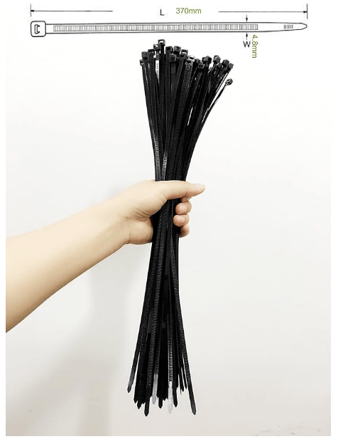 Centerline Dynamics 14.6" Cable Ties 50 lbs Tensile Strenght - 100 pack