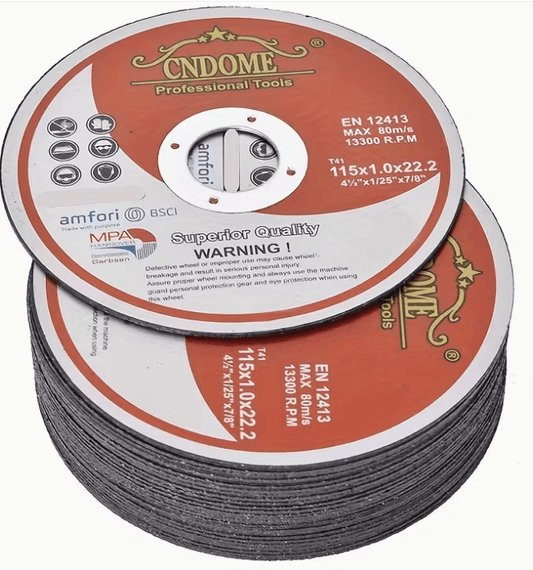 Centerline Dynamics Abrasives 4 1/2"x.040"x7/8" Cut-off Wheel - Metal & Stainless Steel Cutting Discs (25 Pack)