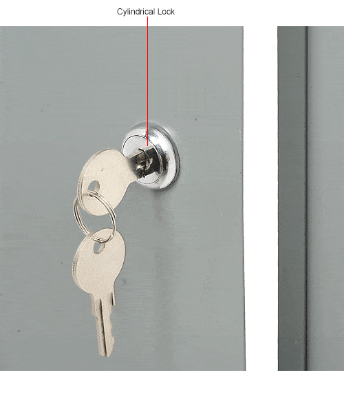 Centerline Dynamics Access Doors & Panels Multi Purpose Metal Access Panel, Key Lock, 24"W x 24"H
