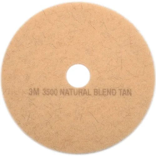 Centerline Dynamics Accessories & Supplies 3M™ 20" Burnishing Pad, Tan, 5 Per Case