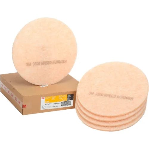 Centerline Dynamics Accessories & Supplies 3M™ 20" TopLine Speed Burnishing Pad, Beige, 5 Per Case