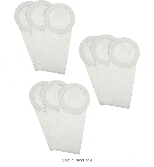 Centerline Dynamics Accessories & Supplies Global Industrial™ HEPA Filter Bag For 10 Quart Backpack, 9 Bags/Pack