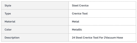 Centerline Dynamics Accessories & Supplies Guardair 24" Steel Crevice Tool For 2" Vacuum Hose - Pkg Qty 3