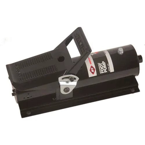 Centerline Dynamics Automotive Shop Equipment American Forge & Foundry Hydraulic Foot Pump, 10 Ton, 90-120 PSI, 17-1/2"L, Open Body Air