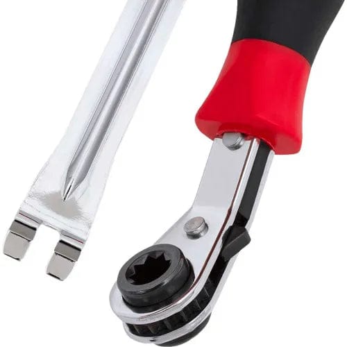 Centerline Dynamics Automotive Shop Equipment American Forge & Foundry Slack Adjuster Release Tool and 5/16" Wrench, Thermoplastic Rubber Handle