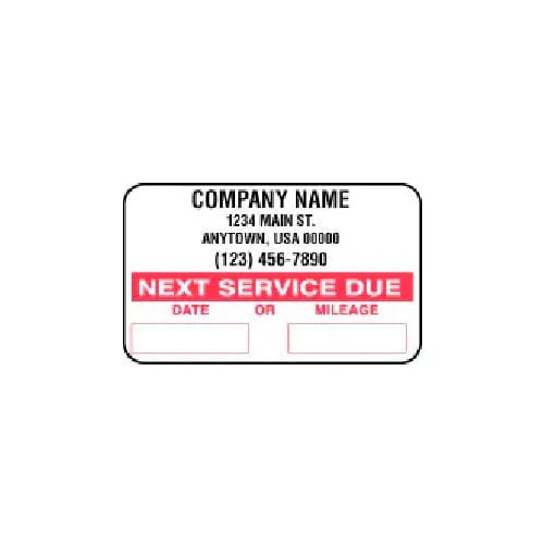 Centerline Dynamics Automotive Shop Equipment John Dow Adhesive Labels - 1000 Labels/Roll