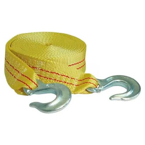Centerline Dynamics Automotive Shop Equipment K-Tool 73803 10,000 Lb. Capacity Tow Strap 25' x 1-3/4" with Forged Hooks
