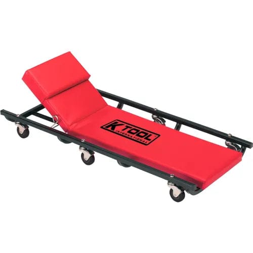 Centerline Dynamics Automotive Shop Equipment K Tool International 40" Metal Frame Creeper with Adjustable Headrest