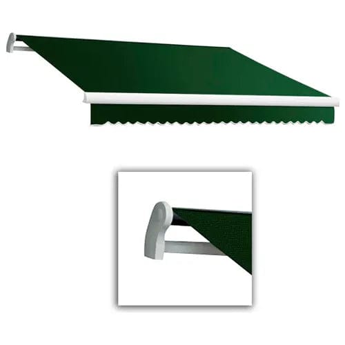 Centerline Dynamics Awnings & Shades Retractable Awning Manual 16'W x 10'D x 10"H Forest Green