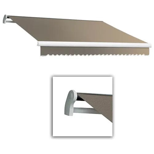 Centerline Dynamics Awnings & Shades Retractable Awning Manual 8'W x 10"H x 7'D Taupe