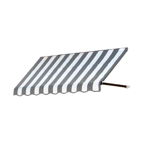 Centerline Dynamics Awnings & Shades Window/Entry Awning 3-3/8'W x 4-11/16'H x 3'D Gray/White