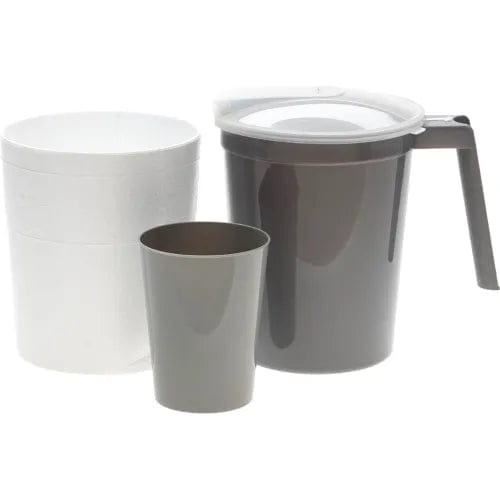 Centerline Dynamics Basins & Carafes Water Pitcher Kit w/ Tumbler & Outer Foam Jacket, 32 oz., Pack of 40