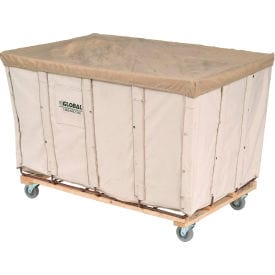 Centerline Dynamics Basket Trucks Global Industrial™ Best Value 16 Bushel Canvas Basket Bulk Truck