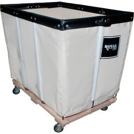 Centerline Dynamics Basket Trucks Royal Basket Trucks® 10 BU-Std-Duty Basket Truck - Cotton Canvas Liner - 4 Swivel Casters