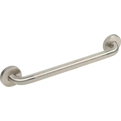 Centerline Dynamics Bathroom Accessories 1-1/4" Dia. Straight Peened Grab Bar - 18"W