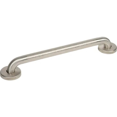 Centerline Dynamics Bathroom Accessories 1-1/4" Dia. Straight Peened Grab Bar - 18"W