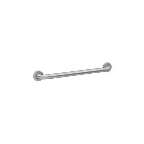 Centerline Dynamics Bathroom Accessories 1-1/4" Dia. Straight Satin Grab Bar - 18"W