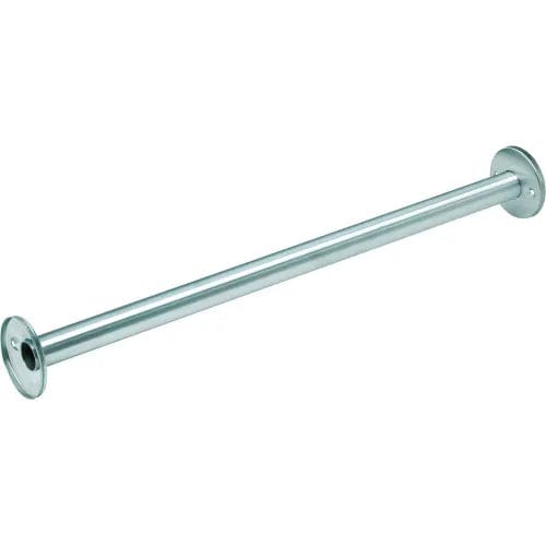 Centerline Dynamics Bathroom Accessories 60" Shower Curtain Rod, Stainless Steel