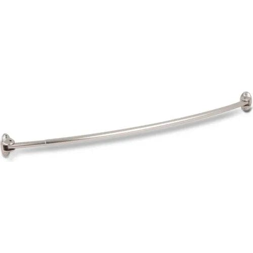 Centerline Dynamics Bathroom Accessories 72" Brushed Nickel Curved Shower Rod