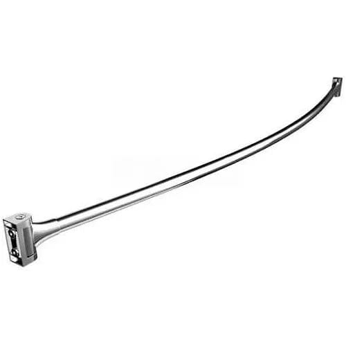 Centerline Dynamics Bathroom Accessories Frost Curved Stainless Steel Shower Rod
