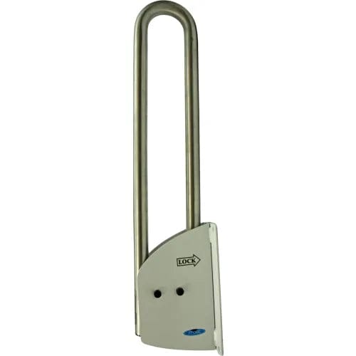 Centerline Dynamics Bathroom Accessories Frost Swing Up Safety Grab Bar - White