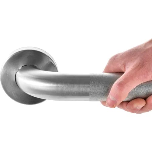 Centerline Dynamics Bathroom Accessories Straight Grab Bar, Peened Stainless Steel - 36"W x 1-1/2" Dia.