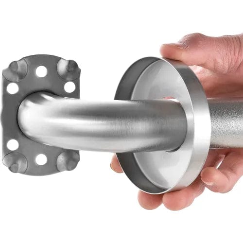 Centerline Dynamics Bathroom Accessories Straight Grab Bar, Peened Stainless Steel - 42"W x 1-1/4" Dia.