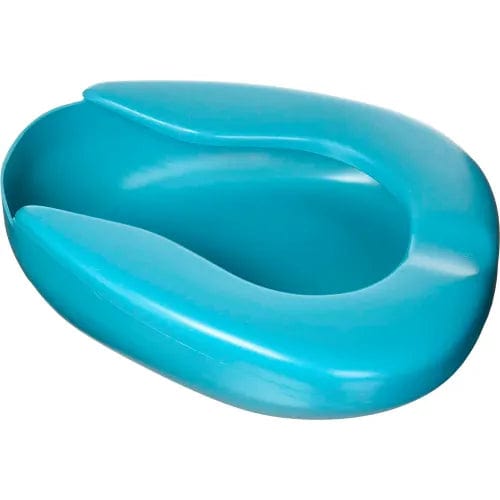 Centerline Dynamics Bedpans Bedpan for Bariatric Adults with No Spill or Splash Design, Blue