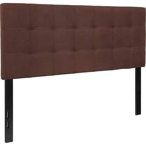 Centerline Dynamics Beds & Headboards Bedford Tufted Upholstered Headboard in Dark Brown, Full Size