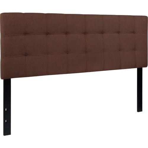 Centerline Dynamics Beds & Headboards Bedford Tufted Upholstered Headboard in Dark Brown, Queen Size
