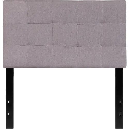 Centerline Dynamics Beds & Headboards Bedford Tufted Upholstered Headboard in Light Gray, Twin Size
