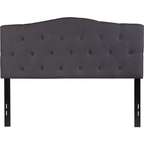 Centerline Dynamics Beds & Headboards Cambridge Tufted Upholstered Full Size Headboard - Fabric - Dark Gray