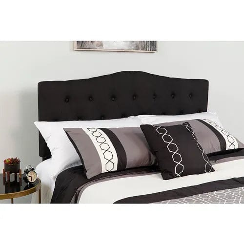 Centerline Dynamics Beds & Headboards Cambridge Tufted Upholstered Twin Size Headboard - Fabric - Black