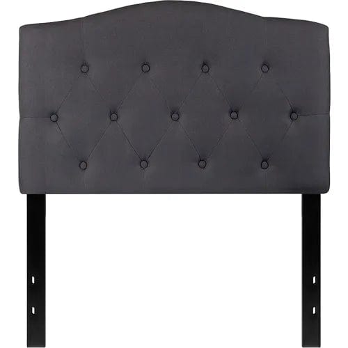 Centerline Dynamics Beds & Headboards Cambridge Tufted Upholstered Twin Size Headboard - Fabric - Dark Gray