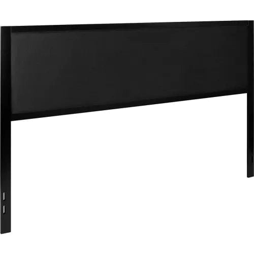 Centerline Dynamics Beds & Headboards Melbourne Metal Upholstered Size Headboard in Black, King