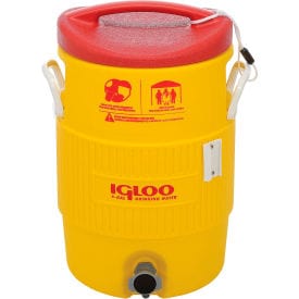 Centerline Dynamics Beverage Cooler Igloo Heat Stress Solution, Yellow, 5 Gallons, Water & Beverage Cooler