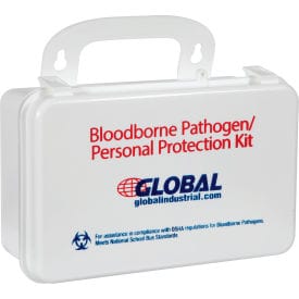 Centerline Dynamics Bloodborne Pathogens Kit Pac-Kit Small Industrial Bloodborne Pathogens Kit with CPR Mask Weatherproof