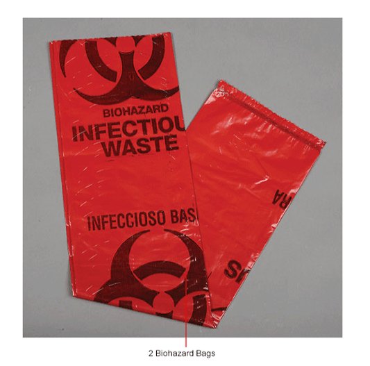 Centerline Dynamics Bloodborne Pathogens Kit Pac-Kit Small Industrial Bloodborne Pathogens Kit with CPR Mask Weatherproof