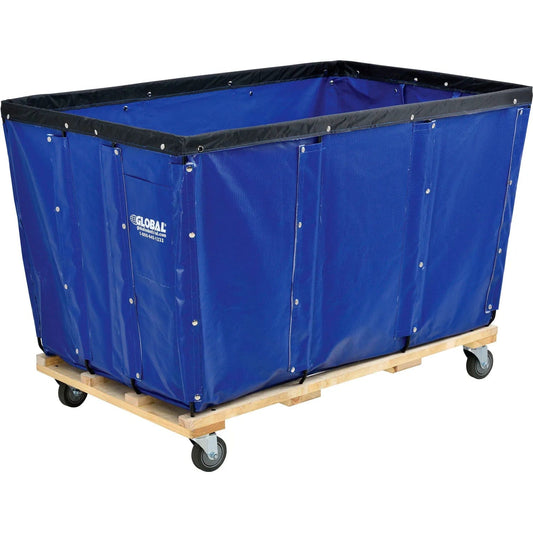 Centerline Dynamics Blue KD, 24 Bushel, Blue Vinyl Basket Bulk Truck