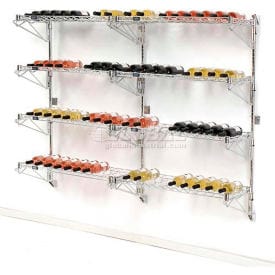 Centerline Dynamics Bottle Rack Nexel 72 bottle Wall Mount Wine bottle Rack 36" x 14" x 54"