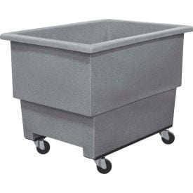 Centerline Dynamics Box Trucks Royal Basket Trucks® Bull Cart, 26.5 Cu Ft, Granite Gray - R18-GGX-BUA-4HNN