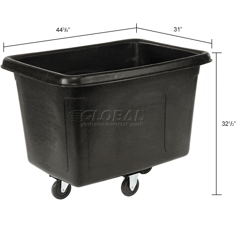 Centerline Dynamics Box Trucks Rubbermaid® 4614 Plastic Utility Truck 500 Lb. Capacity