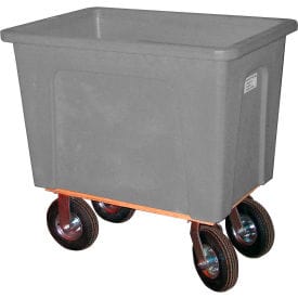 Centerline Dynamics Box Trucks Wesco® Plastic Box Truck 16 Bushel Gray 272533 8" Casters