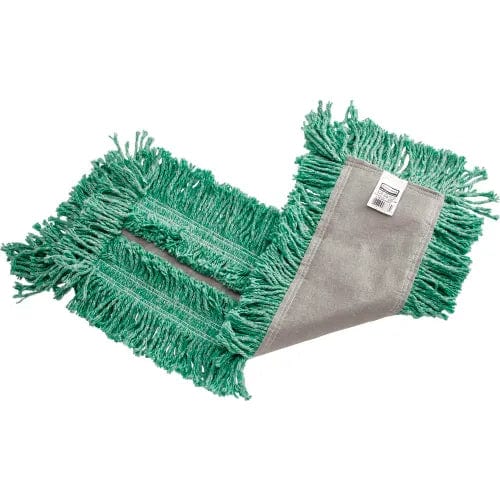 Centerline Dynamics Brooms & Dusters 5"x24" Castaway Cotton/Synthetic Dust Mop, Green - FGL15300GR00 - Pkg Qty 12