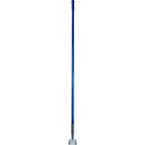 Centerline Dynamics Brooms & Dusters 60" Fiberglass Dust Mop Handle w/ Clip On Connector, Blue, Pack of 12 - Pkg Qty 12