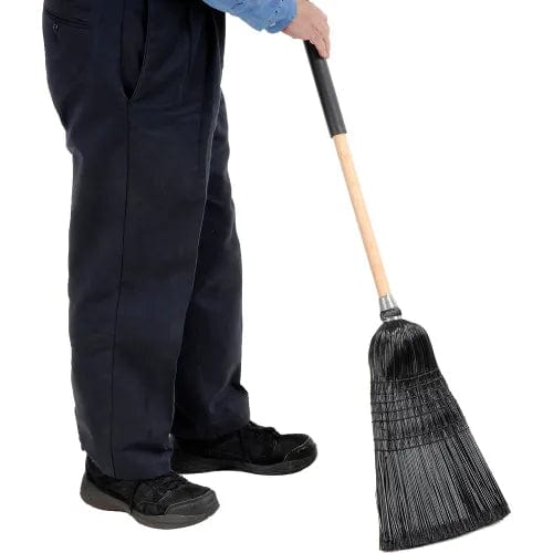 Centerline Dynamics Brooms & Dusters Carlisle Flo-Pac Warehouse/Janitor Broom 57"L, Black - 4167903 - Pkg Qty 12