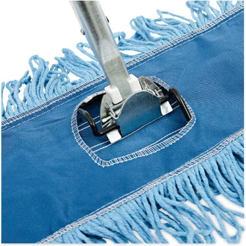 Centerline Dynamics Brooms & Dusters Clip-On Dust Mop Frame, 48 x 5, Zinc Plated