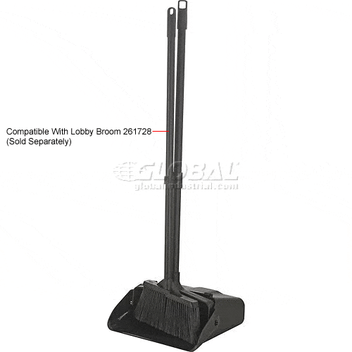Centerline Dynamics Brooms & Dusters Global Industrial™ 13"W Lobby Upright Dust Pan
