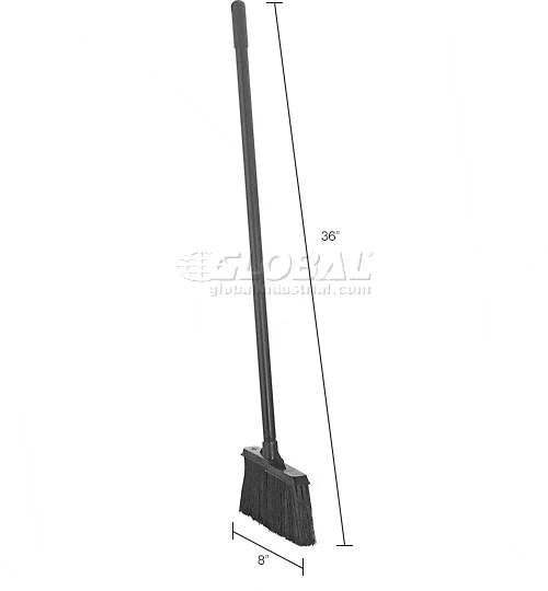 Centerline Dynamics Brooms & Dusters Global Industrial™ Upright Dust Pan & Lobby Broom Combo Kit